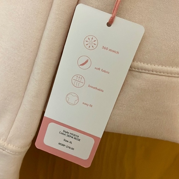 NWT Pink Hype Size XL Zip Up Sweatshirt Jacket - Picture 3 of 4